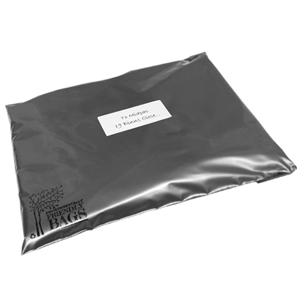 300mm Silver Eco Polythene Mailers